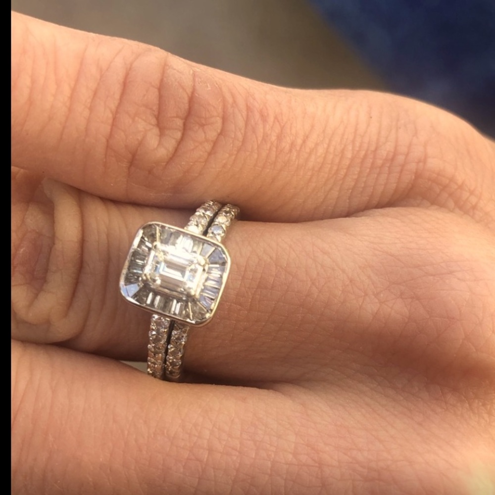 Helzberg/zales -engagement ring, wedding band,ring